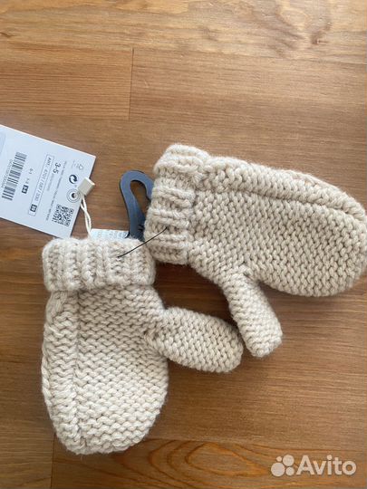Новые варежки zara для девочки