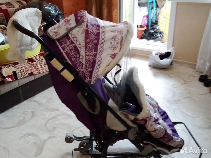 Коляска санки