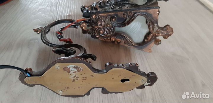 Светильник бронзовый настенный