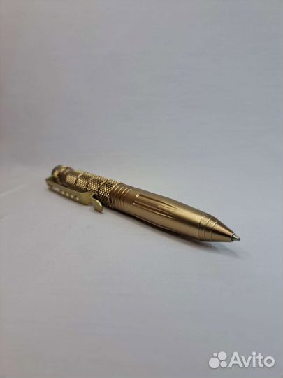 Тактическая ручка золотая