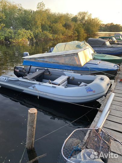 Риб с мотором сузуки 9.9/20 инжектор 4такта