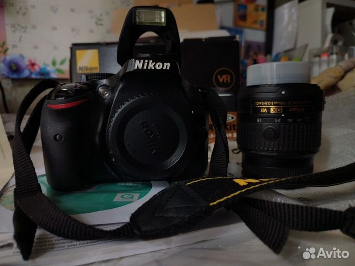 Продам Nikon D5200 с объективом 18-55mm