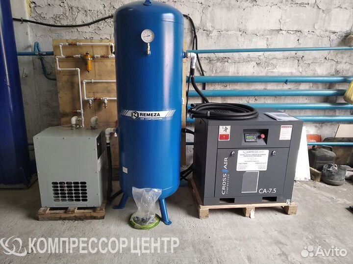 Винтовой компрессор для автосервиса