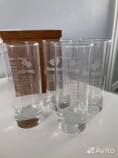 Набор стаканов 4 шт в коробке