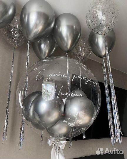 Гелиевые воздушные шары оформление шарами