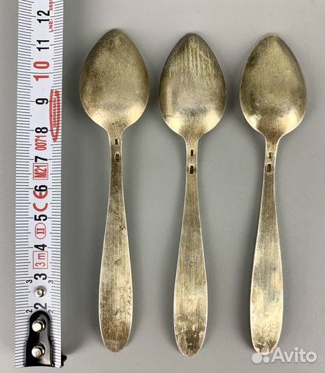 Серебряные ложки СССР 8 шт