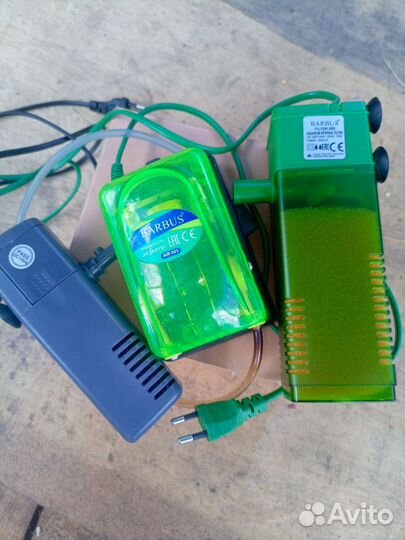 Фильтра и компрессор для аквариума