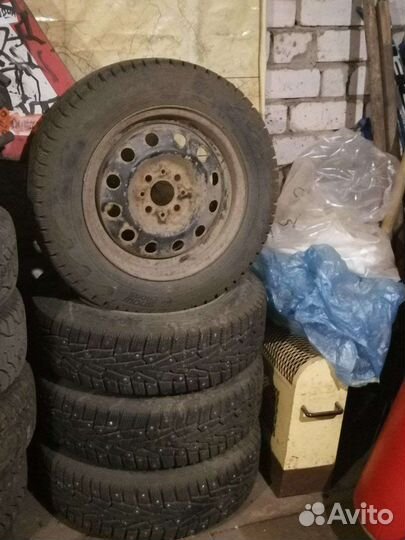 Зимние колеса r14 на ваз Лада Калина