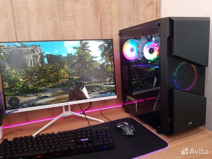 Игровой пк Intel 10/20 ядер/32gb/RX 580/SSD 480gb