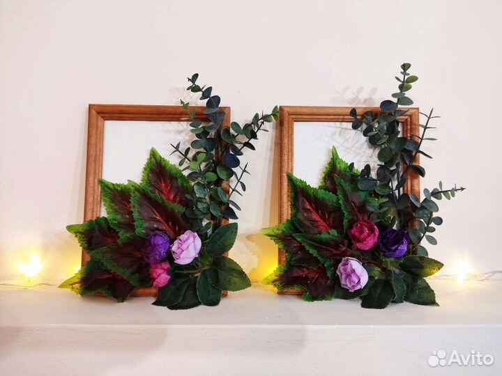 Зелень в рамочке, картина, открытка