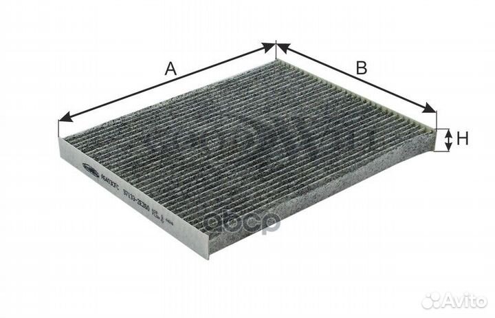 Фильтр салона угольный;hyundai Tucson