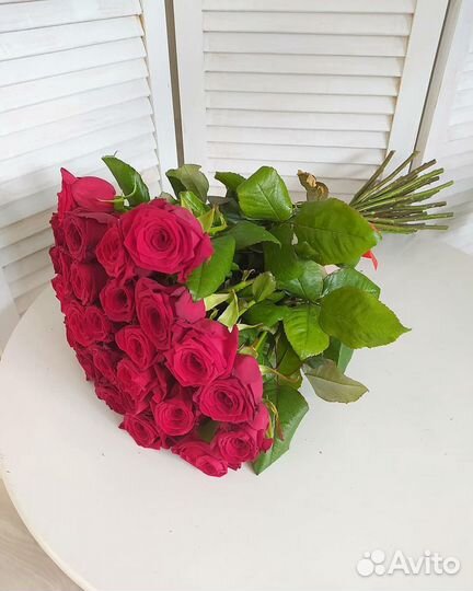 Букет роз 29шт 60см