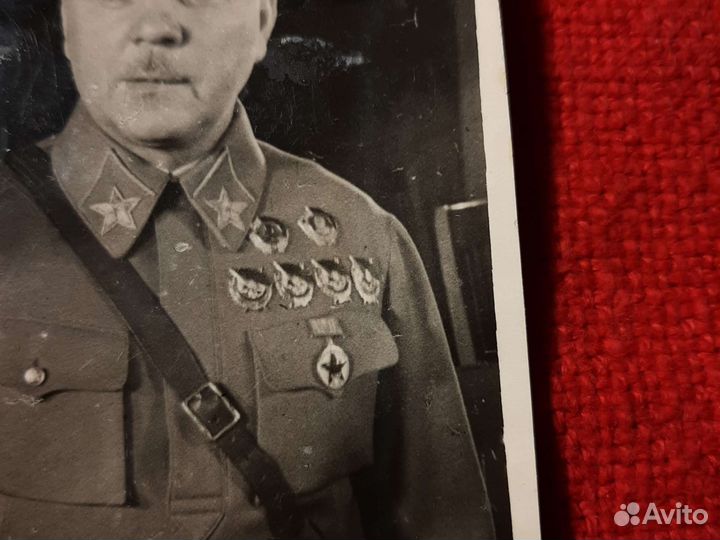 Фото «Климент Ворошилов/ нарком» 1930-е. СССР