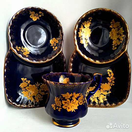 Фарфоровая посуда. Кобальт. Винтаж