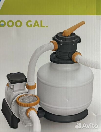 Песочный фильтр для бассейна,фильтр-1100-66.000L