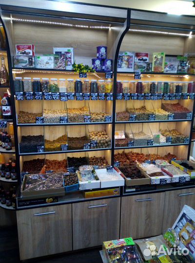 Витрины для сухофруктов