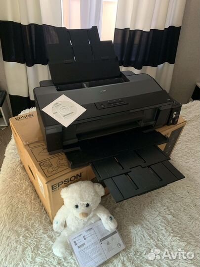 Цветной струйный принтер с снпч epson