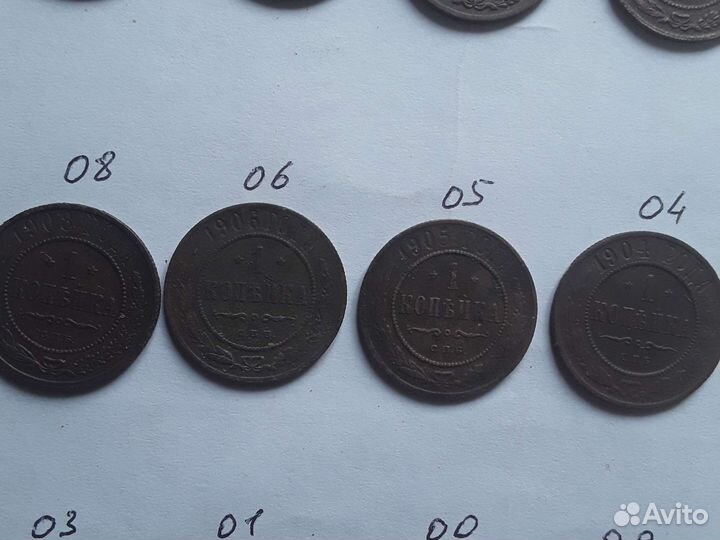 Копейки царской России Н2