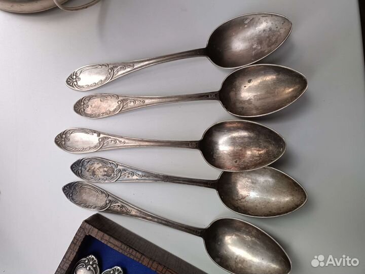 Бронь Вилки ложки мельхиор