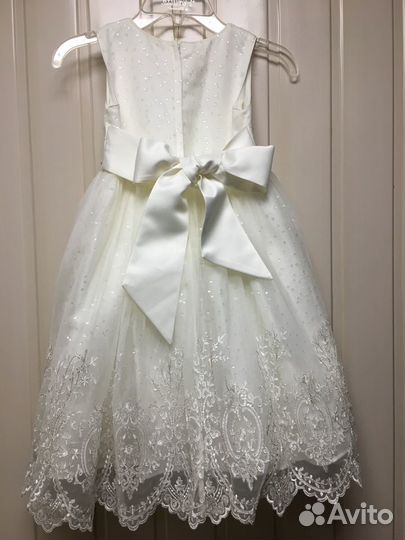 Платье нарядное для девочки Perlitta айвори