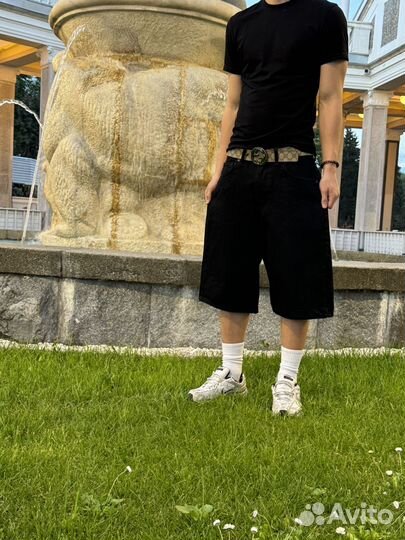 Шорты джинсовые широкие