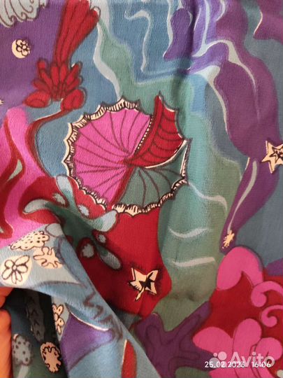 Отрезы ткани. Крепдешин