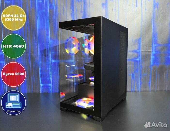 Игровой пк AMD5600-RTX4060-32DDR4-LAC912304785-A520