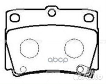 Колодки тормозные, задние (Старый CKM34) GK0602