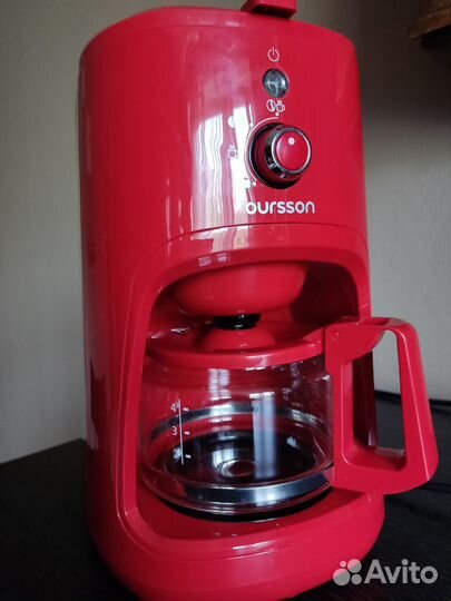 Кофеварка капельная Oursson CM0400G с кофемолкой