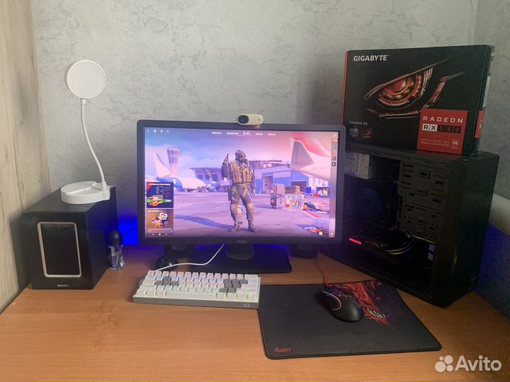 Игровой пк i5/rx 580/16gb/ssd