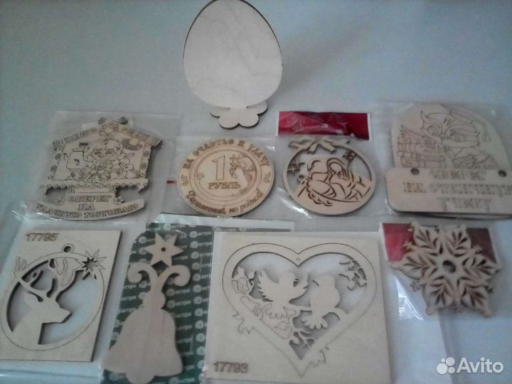 Деревянные заготовки для декупажа