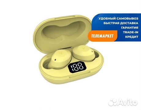 Беспроводные наушники Accesstyle Fox TWS Yellow