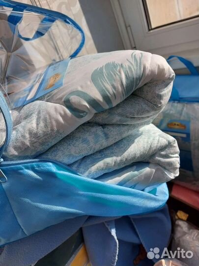 Одеяло лебяжий пух(эковолокно-синтепон)