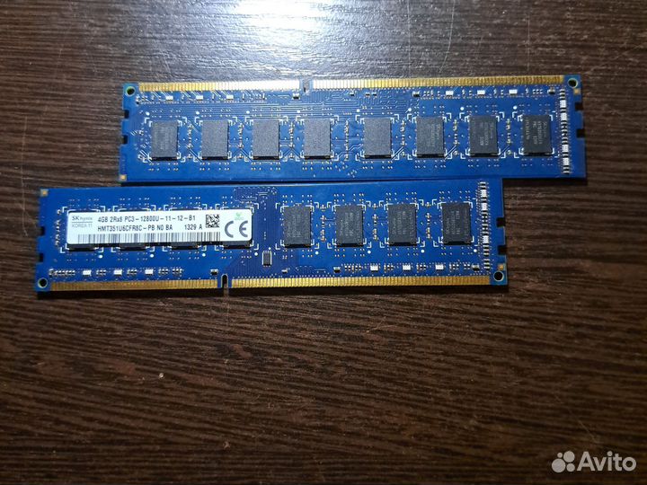 Оперативная память ddr3 8 gb(2x4gb)