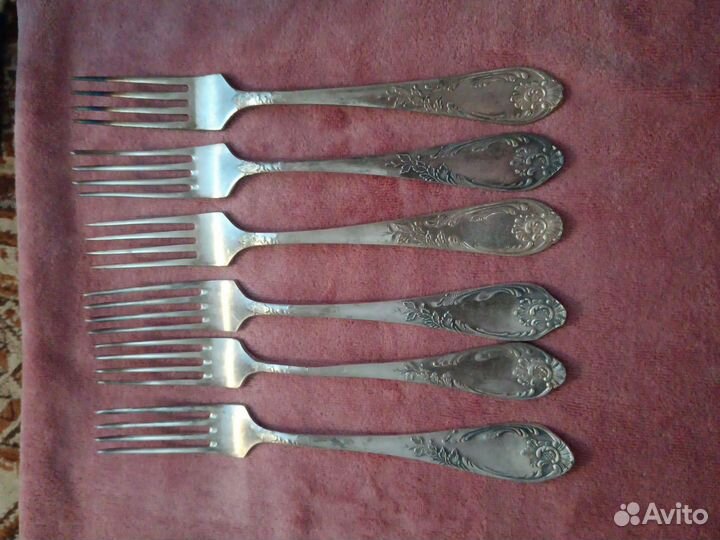 Столовые приборы мельхиор СССР классик