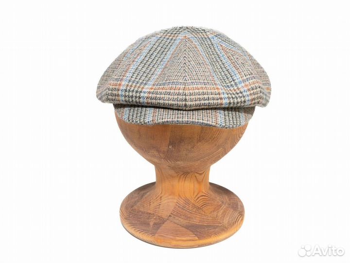 Твидовая кепка восьмиклинка