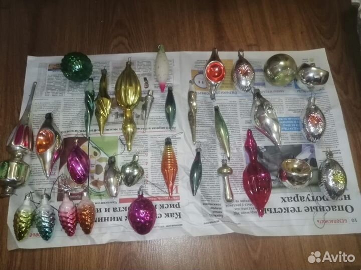 Елочные игрушки СССР по 70