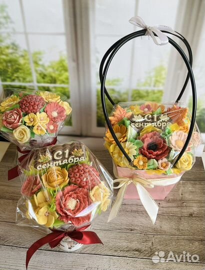 Шоколадный букет учителю