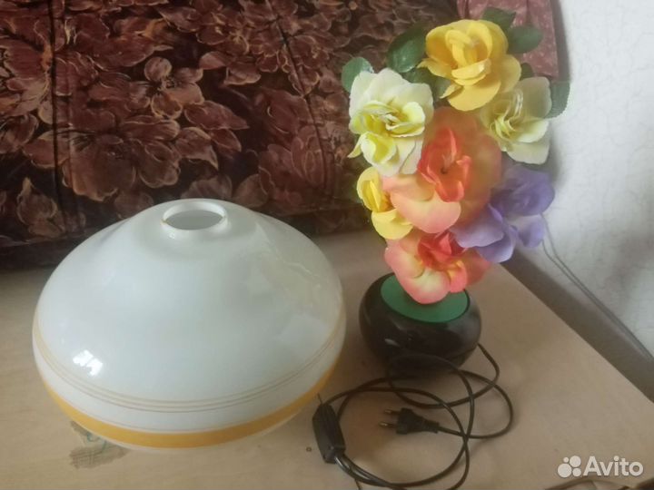 Светильник ночник и плафон с советских времен