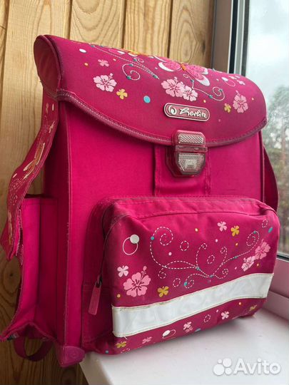 Портфель, рюкзак школьный для девочки herlitz