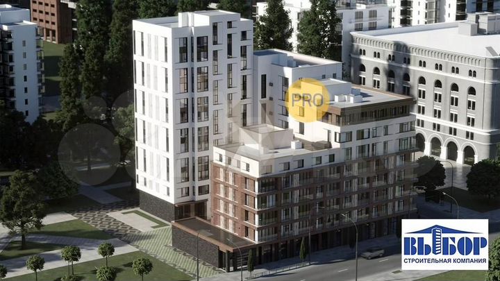 2-к. квартира, 69 м², 8/12 эт.