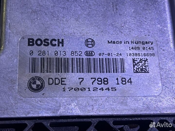 Эбу двигателя бмв е60 м57 д4