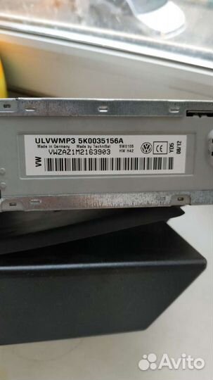 Штатная магнитола volkswagen