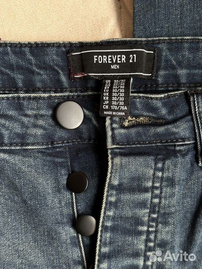 Модные джинсы forever 21 man из США