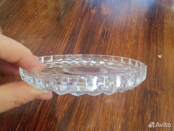 Блюдце хрустальное 1 шт