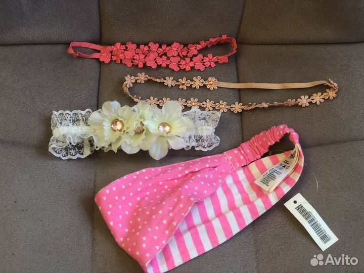 Заколки резиночки ободки повязки