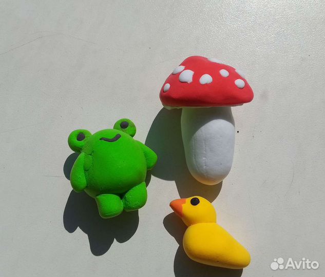Фигурки из лёгкого пластилина