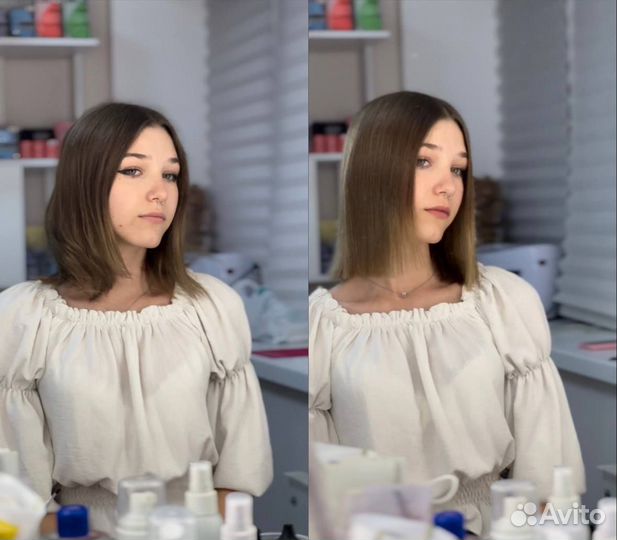 Кератиновое выпрямление волос