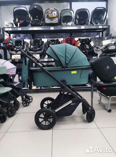 Коляска 2 в 1 Rant Axiom, green