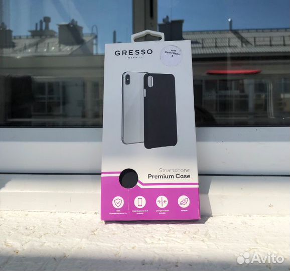 Чехол для Xiaomi Redmi 8 черный новый